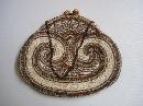 Antique Beaded Purse Bag-Art Nouveau-France