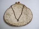 Antique Beaded Purse Bag-Art Nouveau-France