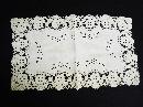 Antique Tray Cloth Cutwork Embroidery Lace