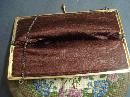 Lovely Petit Point Purse Floral Needlework