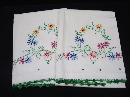 Antique Pillow Cases-Embroidered Pillowcases