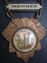 Ancient Order of Foresters Member Badge - Court Golden City No 8759