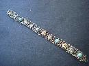 Antique Filigree Bracelet Silver Tone