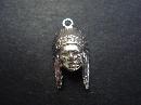 Sterling Charm North American Indian