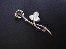 Elegant Sterling Brooch Silver Rose by Bond Boyd