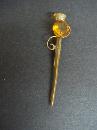 Antique Kilt Pin Brooch Scottish Dagger - Thistle