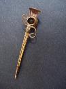 Antique Kilt Pin Brooch Scottish Dagger - Thistle