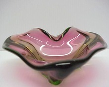 40's MURANO GLASS - AMETHYST Dish