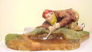 1976 Congleton Statue Golfer BUNKERED