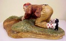 1976 Congleton Statue Golfer BUNKERED