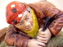 1976 Congleton Statue Golfer BUNKERED