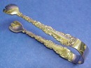 Ornate Silver SUGAR TONGS