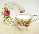 Paragon Tea Cup & Saucer - Golden EMBLEM