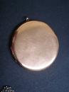 Victorian Large Locket - Round Rose Gold Top