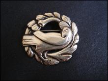 Exquisite Jansen Sterling Brooch by Coro