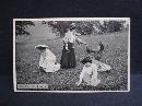 1906 Real Photo Postcard Forest Flowers