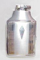Vintage DECO Ronson Chrome Cigarette Case Lighter
