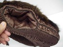Elegant Antique Brown MUFF