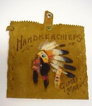 30's Native Suede Pouch Handkerchiefs