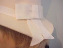 60's Winter White Felt Hat
