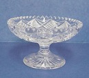 Brilliant Cut Glass Pedestal COMPOTE