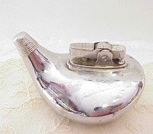 UNUSUAL 40's Chrome Figural Lighter