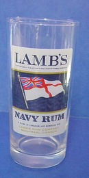 Lovely Lamb's Navy Rum - Tall Glass