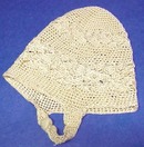 Antique Crocheted Silky Baby Hat