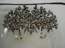 Antique Silver Overlay Dish - Art Deco Style