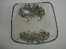 Antique Silver Overlay Dish - Art Deco Style