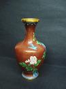 Large Vintage Cloisonne Vase - Floral