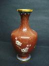 Large Vintage Cloisonne Vase - Floral
