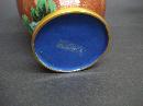 Large Vintage Cloisonne Vase - Floral