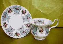Royal Albert Tea Cup & Saucer - Love Story Series