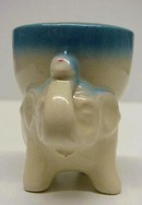 Unique Vintage EGG CUP Elephant