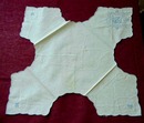 Two Hand Made BUN DOILY's