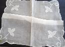 Vintage Handkerchief Hand Rolled Edge Swiss