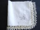 Wedding Handkerchief Tatting Lace Hanky