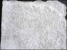 Vintage Handkerchief - Marghab Embroidery