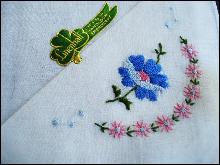 Irish Handloom Embroidery Handkerchief