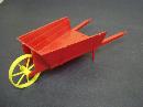 Toy Red Wheelbarrow - Hard Plastic