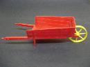 Toy Red Wheelbarrow - Hard Plastic