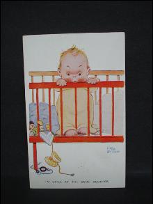 Postcard by Mabel Lucie Attwell Signed - Genuine Valentine's Attwell