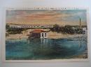 Real Photo Postcard - Ford Plant and Power House on Mississippi River