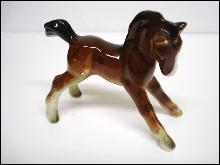 Adorable Foal Figurine-Baby Horse Prancing