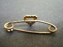 Wonderful Victorian Seed Pearl Pin - Gold Top