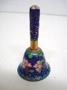 Miniature Cloisonne Bell Floral design - Japan