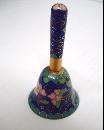 Miniature Cloisonne Bell Floral design - Japan