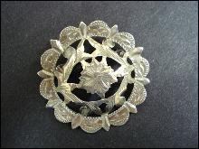 Spectacular Sterling Brooch by Marius Hammer