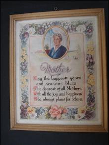Picture MOTHER Poem and Portrait